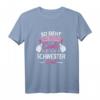 Lustiges Mädchen T-Shirt für die coole Schwester – Perfektes Geschenk zur Geburt, Geburtstag oder für Familienfotos