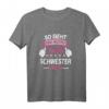 Lustiges Mädchen T-Shirt für die coole Schwester – Perfektes Geschenk zur Geburt, Geburtstag oder für Familienfotos