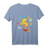 Kinder 5. Geburtstag Rakete Shirt - Weltraum Motiv für Jungen & Mädchen, perfektes Geschenk zum Geburtstag