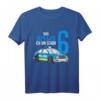 Kinder T-Shirt zum 6. Geburtstag mit Polizei-Design - Perfektes Geburtstagsgeschenk für kleine Polizisten und Polizeifans