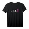 Einradfahrerin Evolution Artisten Zirkus Mädchen T-Shirt – Witziges Design für Einrad Mädchen, Artistinnen & Einradfans