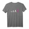 Einradfahrerin Evolution Artisten Zirkus Mädchen T-Shirt – Witziges Design für Einrad Mädchen, Artistinnen & Einradfans
