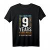 Kinder Geburtstag 9 Geschenke Shirt - Für Jungen und Mädchen, Klassisch geschnitten, Perfekt zum 9. Geburtstag