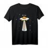 Gudetama UFO Aliens T-Shirt - Offiziell lizenzierte Sanrio Bekleidung für Fans von Kawaii & Anime