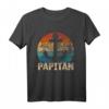Papitän Kapitän Bester Papa Dad Daddy T-Shirt – Perfekt für Vatertag & maritime Papas, die das Meer lieben