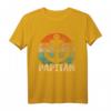 Papitän Kapitän Bester Papa Dad Daddy T-Shirt – Perfekt für Vatertag & maritime Papas, die das Meer lieben