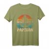 Papitän Kapitän Bester Papa Dad Daddy T-Shirt – Perfekt für Vatertag & maritime Papas, die das Meer lieben
