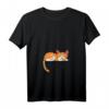Niedliches Katzen T-Shirt für Damen – Arbeit oder Faulenzen mit lustigem Spruch und V-Ausschnitt