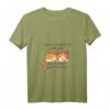 Niedliches Katzen T-Shirt für Damen – Arbeit oder Faulenzen mit lustigem Spruch und V-Ausschnitt