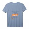 Niedliches Katzen T-Shirt für Damen – Arbeit oder Faulenzen mit lustigem Spruch und V-Ausschnitt