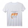 Niedliches Katzen T-Shirt für Damen – Arbeit oder Faulenzen mit lustigem Spruch und V-Ausschnitt