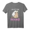I'm getting meowied Spaß Katzen Motiv Hochzeit Braut T-Shirt – Lustiges Polterabend- und Junggesellinnenabschied-Shirt für die Braut