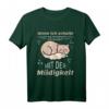 Wenn Ich Schlafe Katzen Schlafshirt mit Spruch – Lustiges Geschenk für Katzenliebhaber, Familie & Pyjama Party