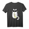 Lustige Katze mit Sonnenbrille Trompeter Trompete Musiker T-Shirt – Perfektes Geschenk für Trompeter, Katzenliebhaber & Musiker