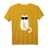 Lustige Katze mit Sonnenbrille Trompeter Trompete Musiker T-Shirt – Perfektes Geschenk für Trompeter, Katzenliebhaber & Musiker