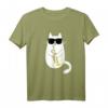 Lustige Katze mit Sonnenbrille Trompeter Trompete Musiker T-Shirt – Perfektes Geschenk für Trompeter, Katzenliebhaber & Musiker