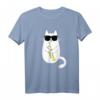 Lustige Katze mit Sonnenbrille Trompeter Trompete Musiker T-Shirt – Perfektes Geschenk für Trompeter, Katzenliebhaber & Musiker