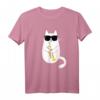 Lustige Katze mit Sonnenbrille Trompeter Trompete Musiker T-Shirt – Perfektes Geschenk für Trompeter, Katzenliebhaber & Musiker