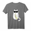 Lustige Katze mit Sonnenbrille Trompeter Trompete Musiker T-Shirt – Perfektes Geschenk für Trompeter, Katzenliebhaber & Musiker