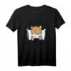 Süßer Kawaii Katzen Schlafanzug – Offizielles Schlaf T-Shirt für Katzenliebhaber, Damen und Kinder, mit lustigem Spruch 'Mein Offizielles Schlaf'