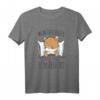 Süßer Kawaii Katzen Schlafanzug – Offizielles Schlaf T-Shirt für Katzenliebhaber, Damen und Kinder, mit lustigem Spruch 'Mein Offizielles Schlaf'