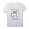 Süßer Kawaii Katzen Schlafanzug – Offizielles Schlaf T-Shirt für Katzenliebhaber, Damen und Kinder, mit lustigem Spruch 'Mein Offizielles Schlaf'