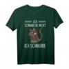 Lustiges Katzen Schlaf T-Shirt - 'Ich Schnarche Nicht Ich Schnurre' für Katzenliebhaber, Katzenmamas & Schlafmuffel als Geschenkidee
