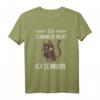 Lustiges Katzen Schlaf T-Shirt - 'Ich Schnarche Nicht Ich Schnurre' für Katzenliebhaber, Katzenmamas & Schlafmuffel als Geschenkidee