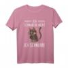 Lustiges Katzen Schlaf T-Shirt - 'Ich Schnarche Nicht Ich Schnurre' für Katzenliebhaber, Katzenmamas & Schlafmuffel als Geschenkidee