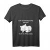 Damen Katzen Schlafshirt »Ich schnarche nicht ich schnurre« – Lustiges Pyjama mit V-Ausschnitt für Katzenliebhaberinnen & Geschenkidee