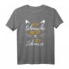 Ich Schnarche Nicht Ich Schnurre - Humorvolles Katzen Fan T-Shirt als Geschenkidee für Schlafmützen, Partner und Katzenliebhaber