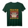 Pew Pew Katze Madafakas Vintage lustiges Katzengeschenk T-Shirt – Witziges Tiermotiv für Männer und Frauen als Geschenkidee