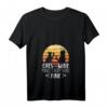 Damen Cats and Wine make everything fine - Lustiges Katzen Wein T-Shirt mit V-Ausschnitt für Wein- und Katzenliebhaber