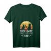 Damen Cats and Wine make everything fine - Lustiges Katzen Wein T-Shirt mit V-Ausschnitt für Wein- und Katzenliebhaber