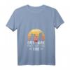 Damen Cats and Wine make everything fine - Lustiges Katzen Wein T-Shirt mit V-Ausschnitt für Wein- und Katzenliebhaber