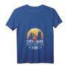 Damen Cats and Wine make everything fine - Lustiges Katzen Wein T-Shirt mit V-Ausschnitt für Wein- und Katzenliebhaber