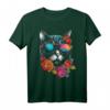 Katzenliebhaber Kunstwerk | Sonnenbrille Blume Tier Motiv Katze T-Shirt – Perfekt für Tierfreunde & Katzenfans