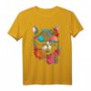 Katzenliebhaber Kunstwerk | Sonnenbrille Blume Tier Motiv Katze T-Shirt – Perfekt für Tierfreunde & Katzenfans