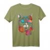 Katzenliebhaber Kunstwerk | Sonnenbrille Blume Tier Motiv Katze T-Shirt – Perfekt für Tierfreunde & Katzenfans