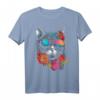 Katzenliebhaber Kunstwerk | Sonnenbrille Blume Tier Motiv Katze T-Shirt – Perfekt für Tierfreunde & Katzenfans