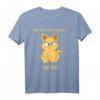 HapOwl T-Shirt für Misanthropen & Katzenliebhaber - Humorvolles Ironisches Geschenk für Sarkastische Menschen