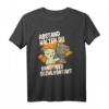 Abstand halten unnötiger Sozialkontakt Spruch Kätzchen Katze T-Shirt – Lustiges Geschenk für Freunde mit Humor, ideal zum Social Distancing & Witzige Sprüche