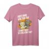 Abstand halten unnötiger Sozialkontakt Spruch Kätzchen Katze T-Shirt – Lustiges Geschenk für Freunde mit Humor, ideal zum Social Distancing & Witzige Sprüche