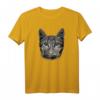 Katze mit Mundschutz Katzen Gesichtsmaske und T-Shirt – Trendiges Katzenmotiv für Katzenfans, zum Abstandhalten und Schutz