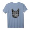 Katze mit Mundschutz Katzen Gesichtsmaske und T-Shirt – Trendiges Katzenmotiv für Katzenfans, zum Abstandhalten und Schutz