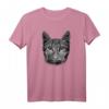 Katze mit Mundschutz Katzen Gesichtsmaske und T-Shirt – Trendiges Katzenmotiv für Katzenfans, zum Abstandhalten und Schutz