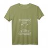 Damen Schlaf T-Shirt mit Katze - Lustiges V-Ausschnitt Shirt für Katzenliebhaberinnen, perfekt für lange Schlafstunden