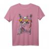 Katze Sonnenbrille - Tierliebe T-Shirt für Katzenfans, Haustier- und Tiermotiv Kleidung für Freunde & Familie
