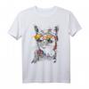 Katze Sonnenbrille - Tierliebe T-Shirt für Katzenfans, Haustier- und Tiermotiv Kleidung für Freunde & Familie
