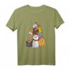 Katzen Kätzchen Cat Tree Weihnachten Weihnachtsbaum Geschenk T-Shirt - Lustiges Weihnachtsmotiv für Katzenliebhaber, Damen, Kinder & Tierfreunde